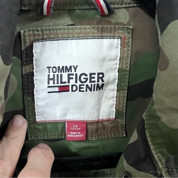 Tommy Hilfiger Denim Camo Field Utility Military Jacket - Picture 9 of 15